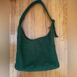 Baggu Forest Green Shoulder Tote